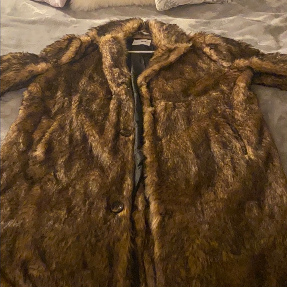 Mans Fashion Nova fur coat